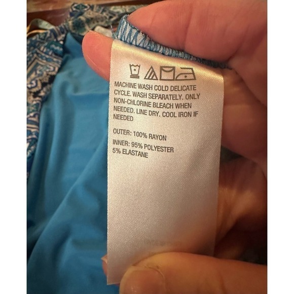 IMAN Women's Summer Tank Top w/ Sleeveless Open Front Vest Sz S Blue NWT - Picture 6 of 7